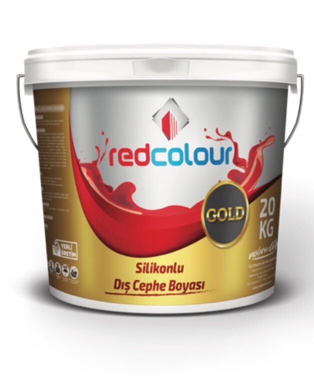 REDCOLOUR GOLD სილიკონის საღებავი გარე ფასადის (თეთრი3,5 KG)   013796