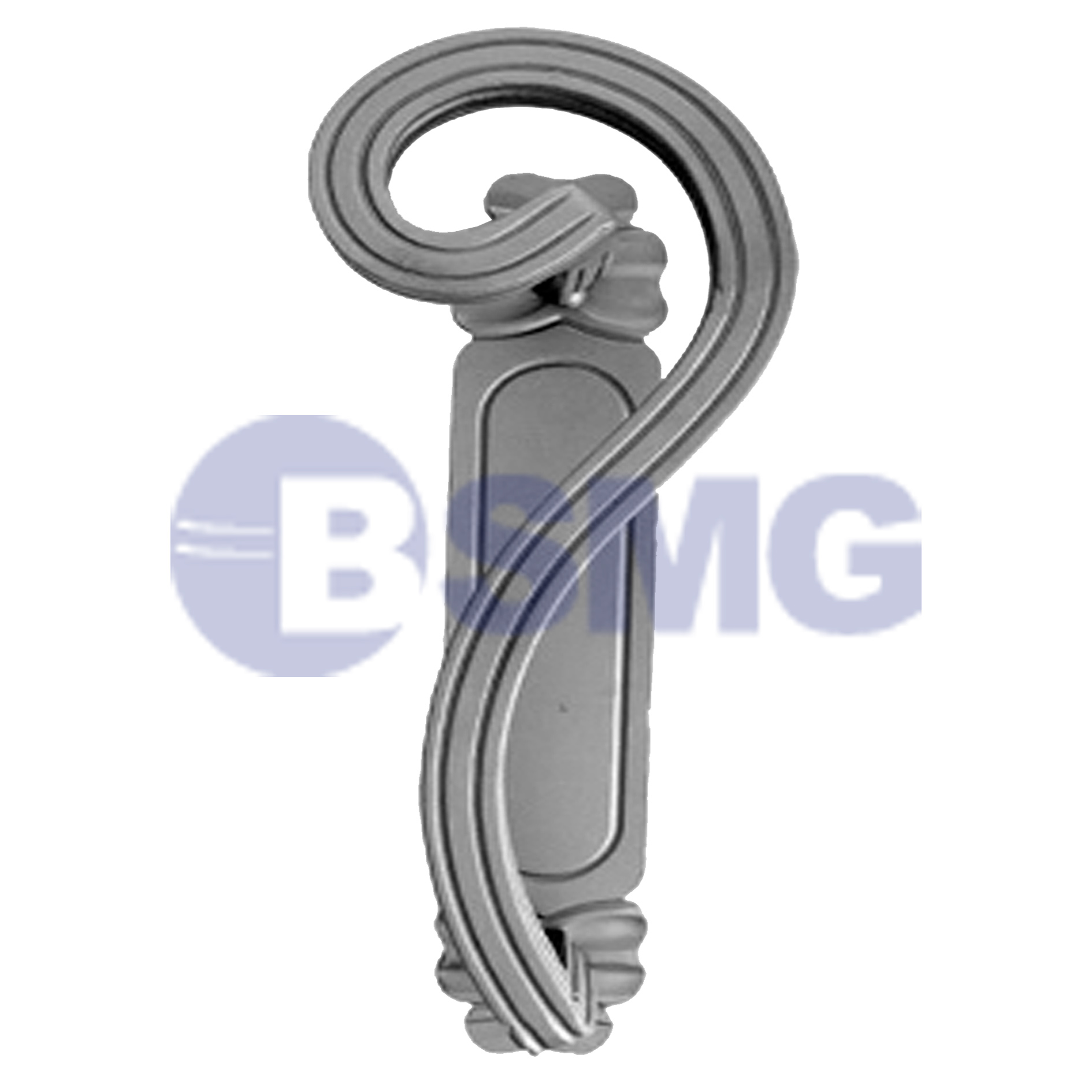 ლითონის კარის სახელური   10*28სმ    010546