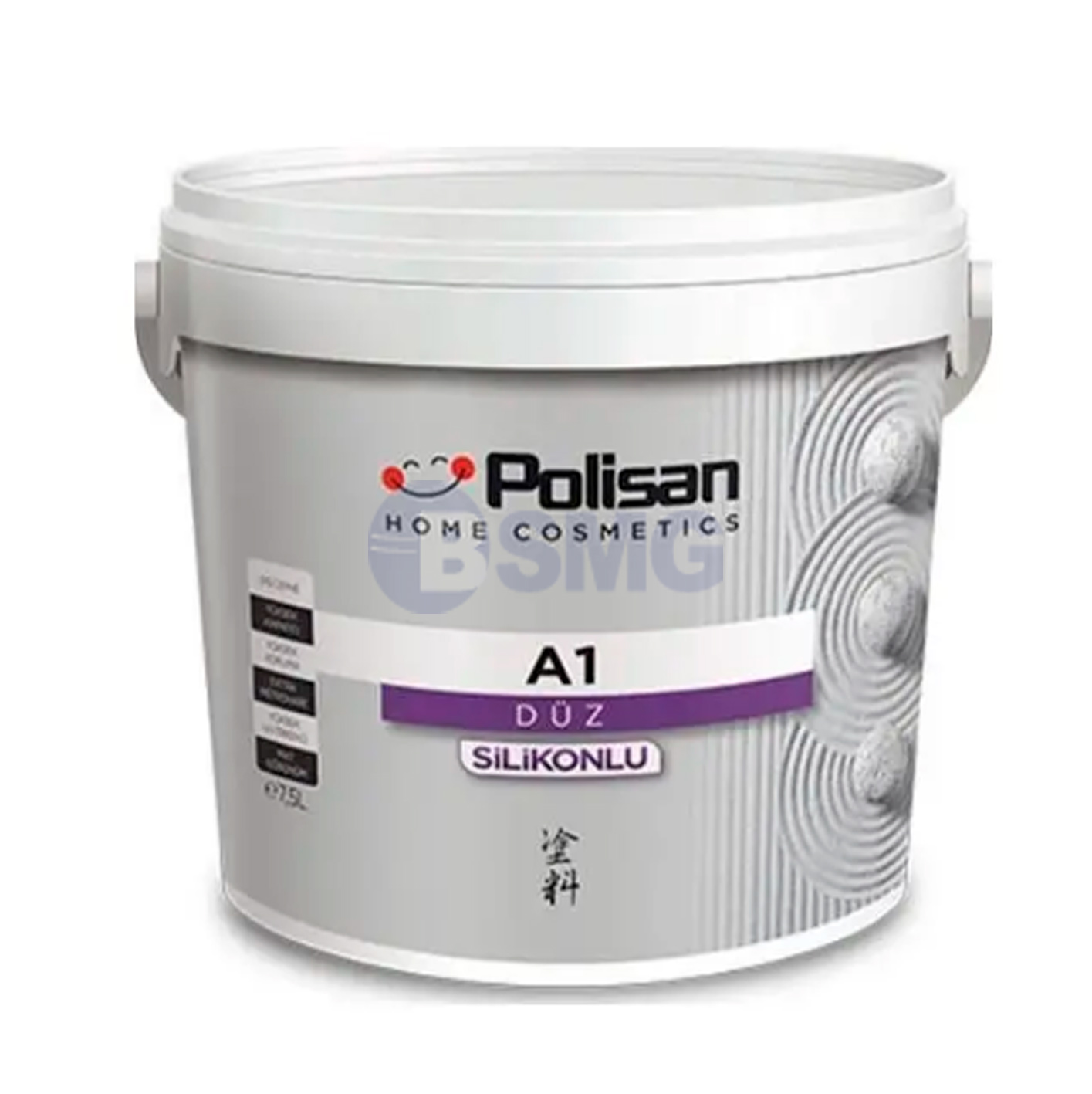 ფასადის საღებავი სილიკონით POLISAN NATURA Al EXTERIOR PRIMER WITH SILICONE 15 ლტ  024036