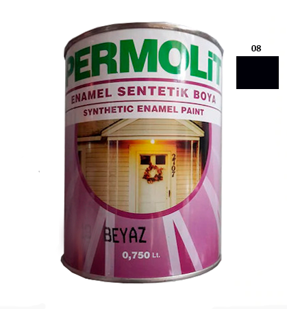 PERMOLIT ENAMEL Synthetic Paint / სინთეთიკური საღებავი 0.750 lt - 08   017852