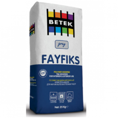 ფისოვანი ცემენტი BETEK FAYFIKS 25კგ ტომარა	 017159