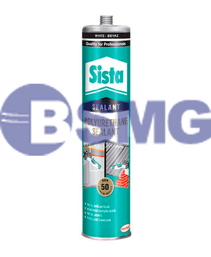 სილიკონი სახურავის Sista F122, 310მლ (შავი)  003892