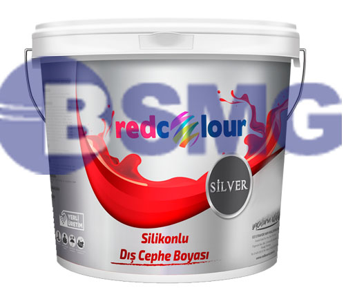 REDCOLOR SİLVER სილიკონის საღებავი გარე ფასადის (თეთრი 3,5 KG) 016573