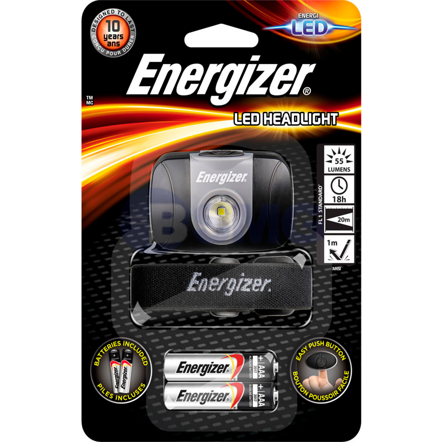 8062 Energizer LED Headlight 2AAA ფარანი E300370901   023819