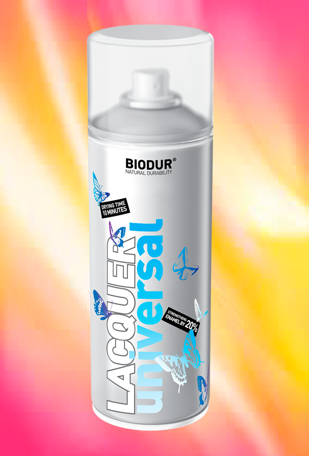 აკრილის ლაქი პრიალა 500 ml სპრეი BIODUR   013172