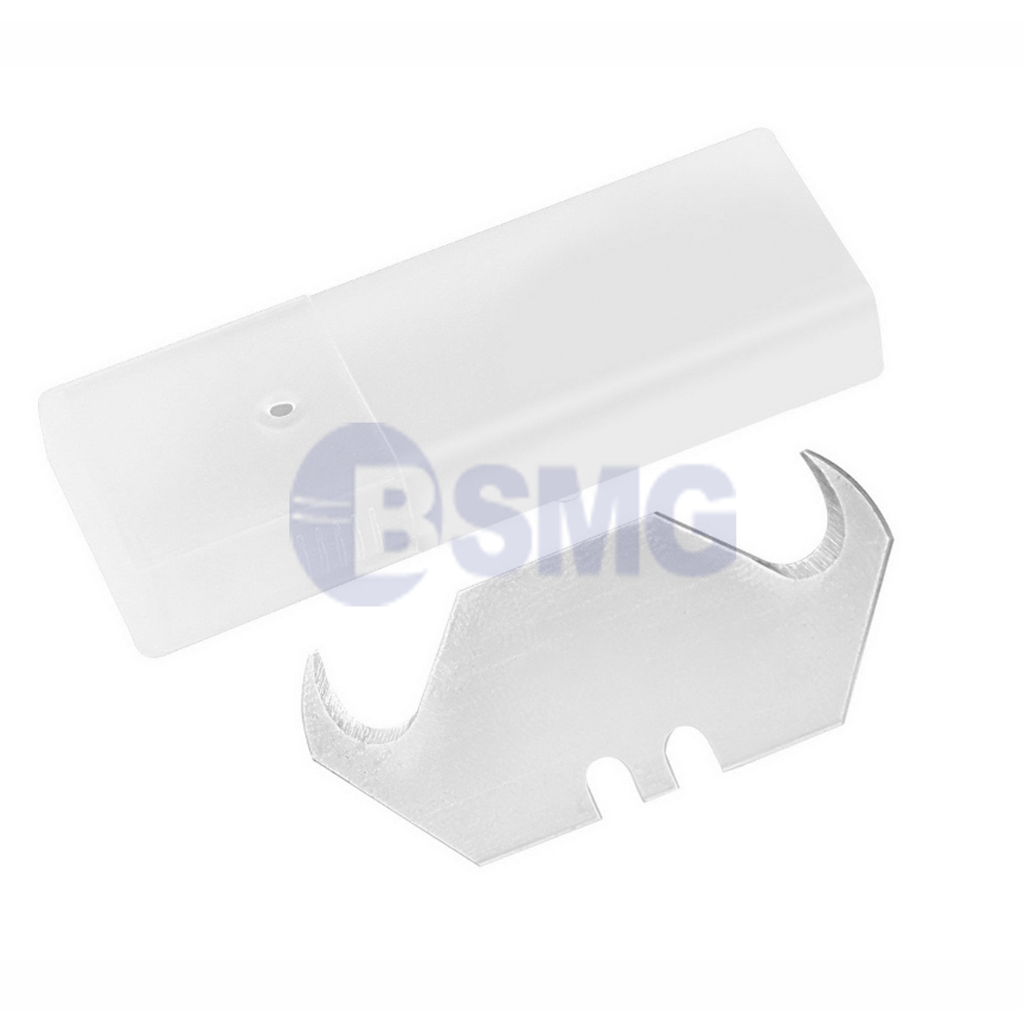 TOL1312-30013  საკანცელარიო დანის სათადარიგო პირები 5 ციანი 50*19*0.6MM   014662