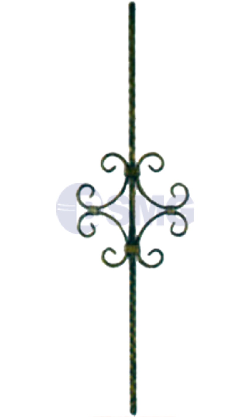 მოაჯირის კონსტრუქცია  22*22სმ    013097