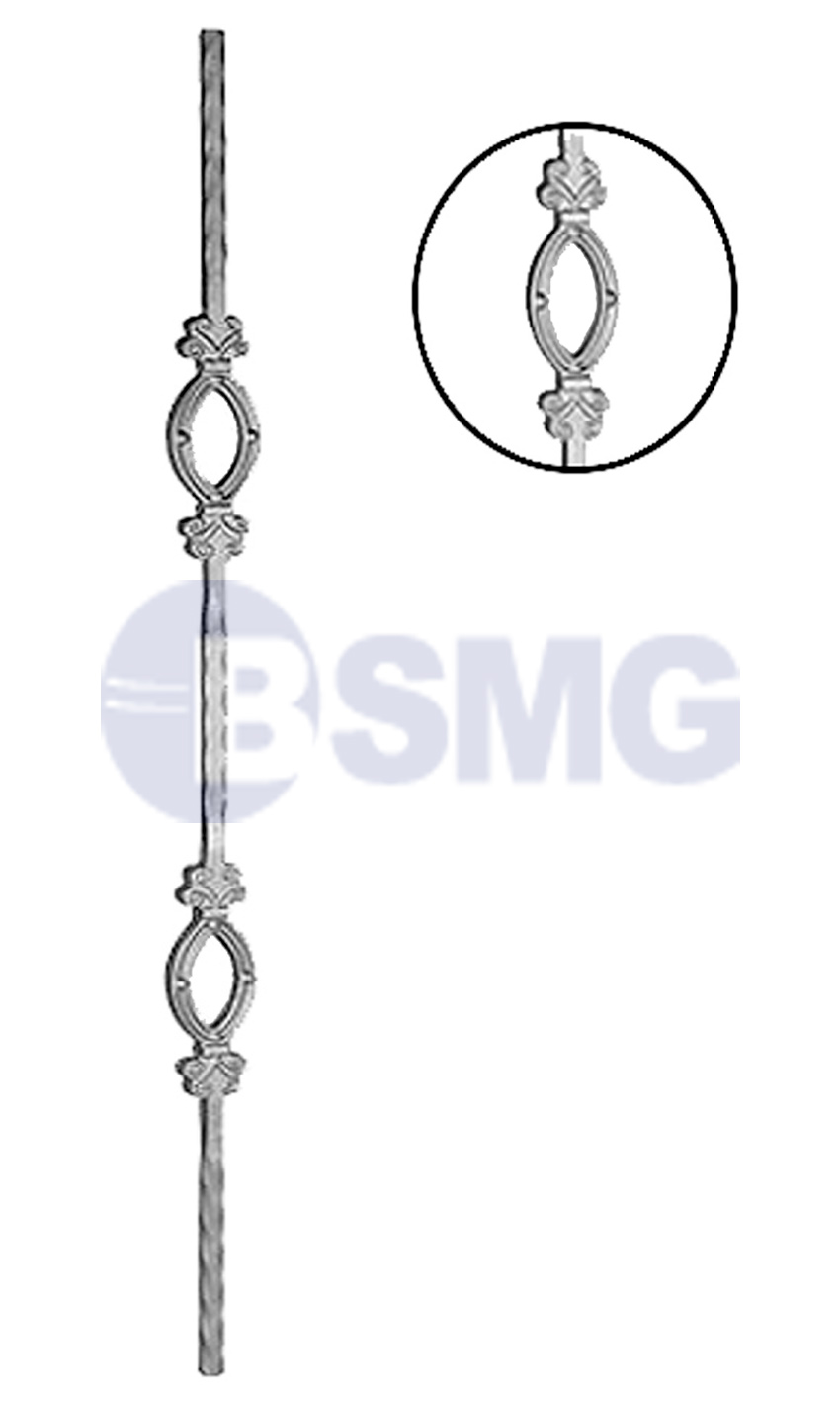 მოაჯირის კონსტრუქცია   12*80სმ  010499