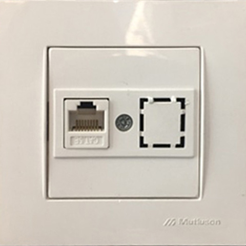 როზეტი ინტერნეტი. თეთრი RITA DATA SOC.1*RJ45W/OCON.WHT  008954