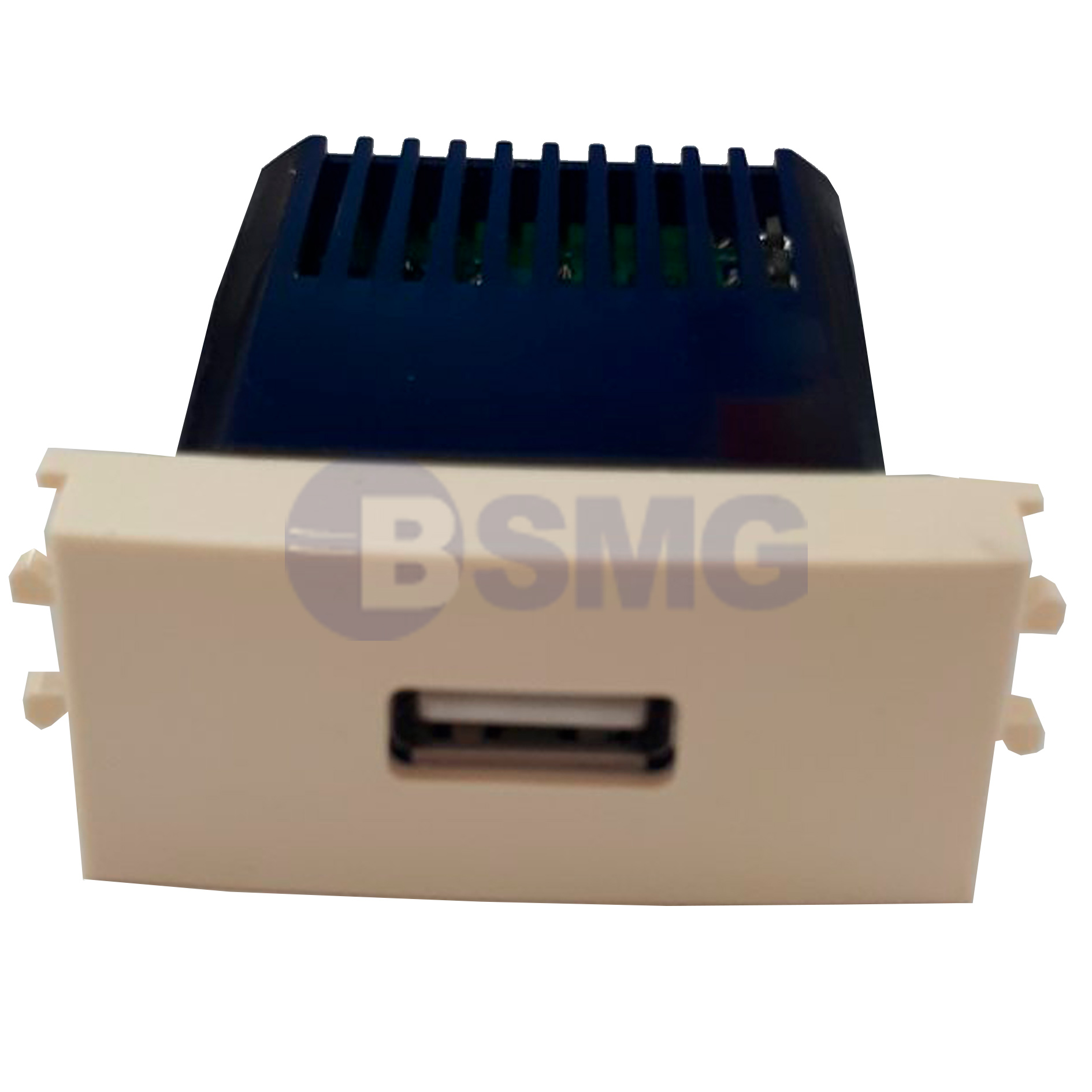 როზეტი დამტენით  USB 5V  MODULAR  კ/რ   022215