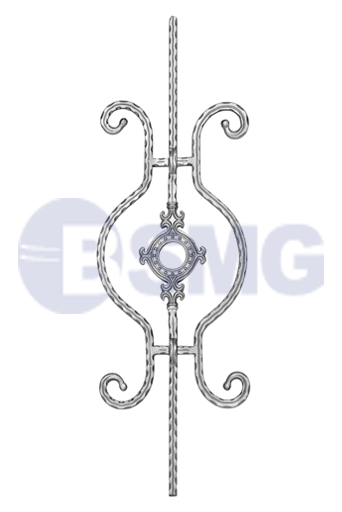 მოაჯირის კონსტრუქცია  90*23 სმ    013398