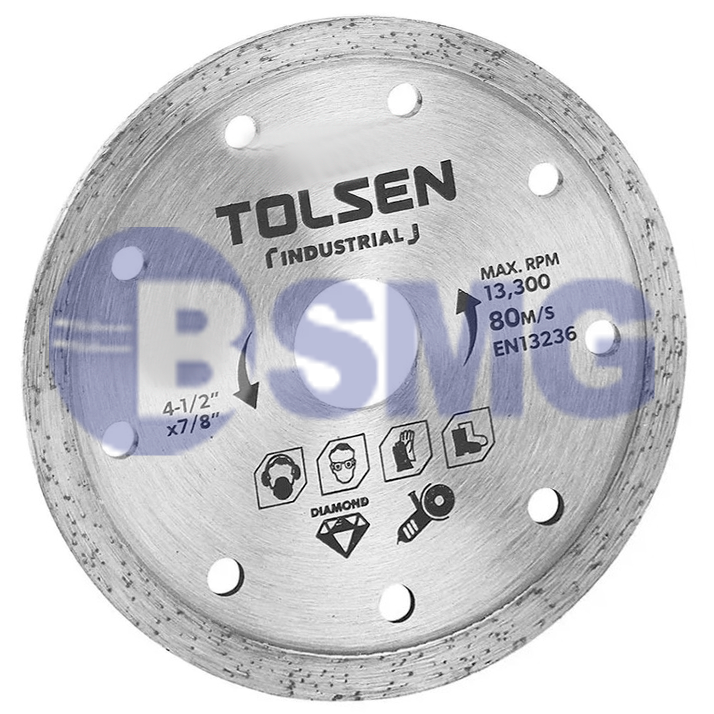 TOL446-76725 მეტლახის საჭრელი დისკი 180X22.2mm   013739