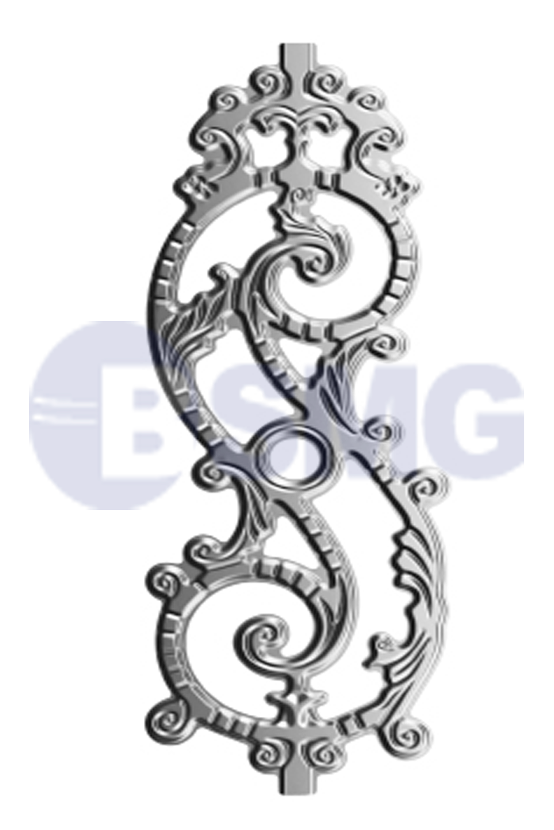 ლითონის  აქსესუარი, ფიგურა    18,2*52,8 სმ   010592