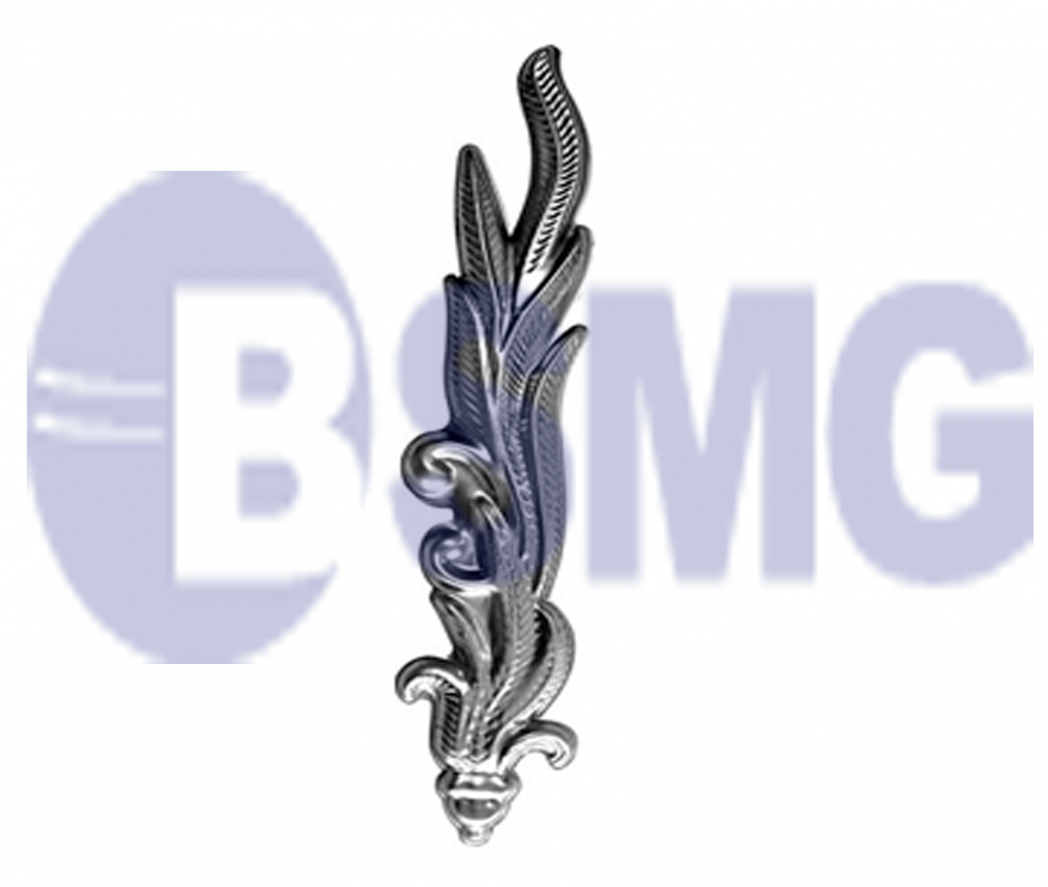 მოაჯირის და კარის აქსესუარი  6,2x33სმ   010509