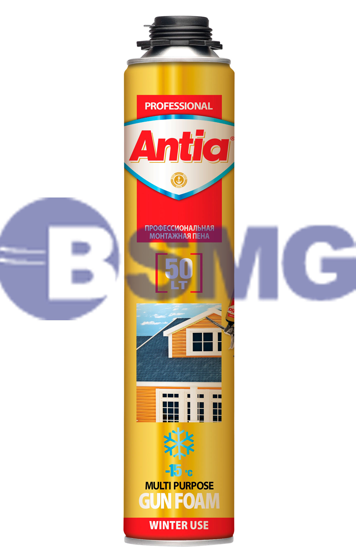 ქაფი ANTIA 850ML PREMIUM GUN FOAM რეზბ  007350