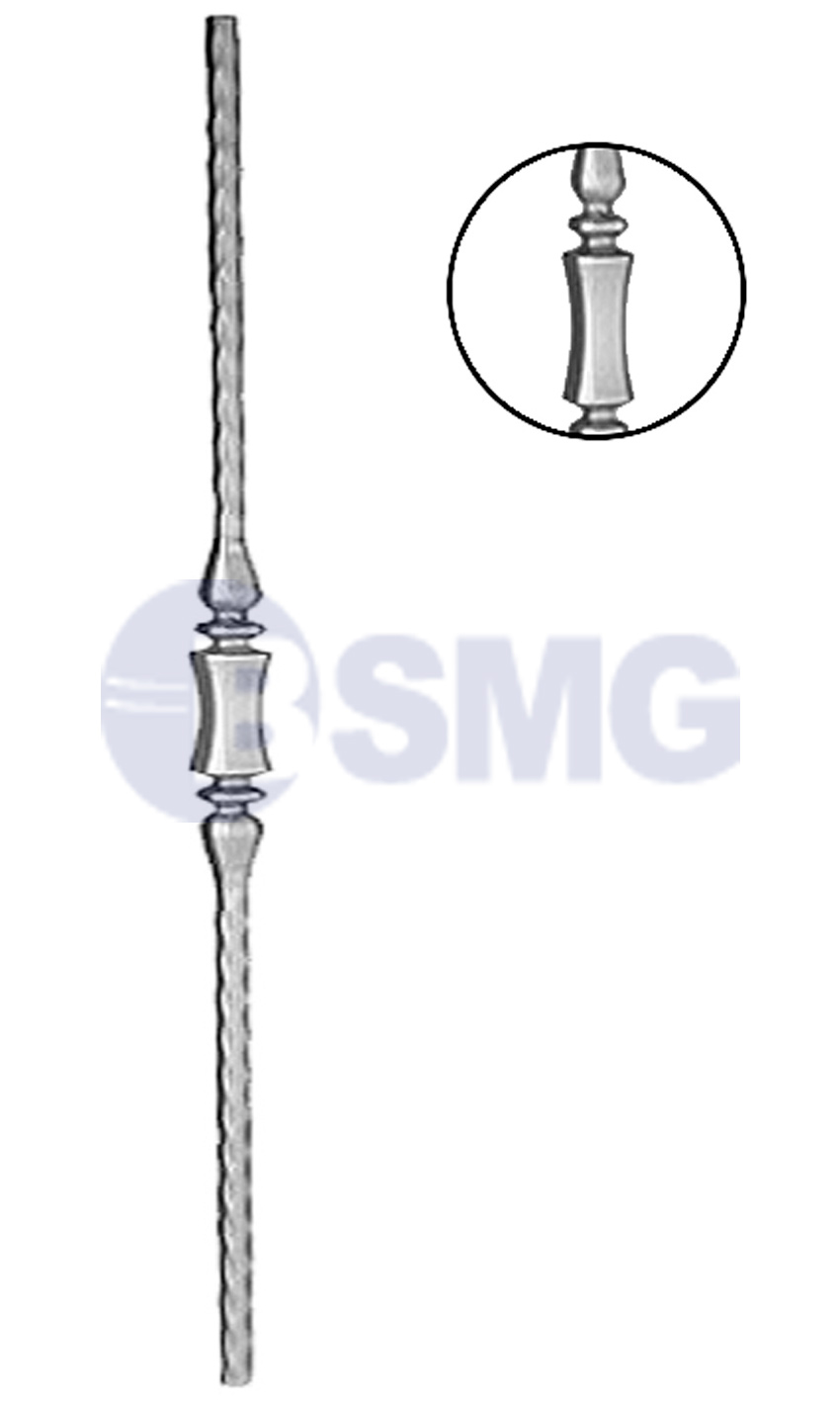 მოაჯირის კონსტრუქცია 12*80სმ  010492