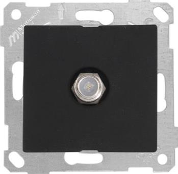 როზეტი  ტელევიზია  შავი RITA TV SOCKET F FEMALE BLACK   008948