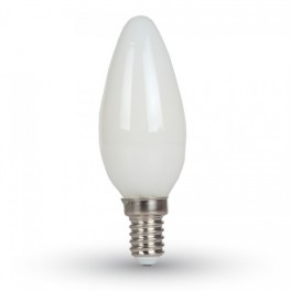 7103 - ნათურა 4W E14 FILAMENT WHITE  COVER CANDLE 6400K  008061
