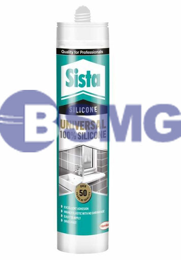 გერმეტიკი"sista" უნივერსალური სილიკონი 310 მლ (შავი )   002629