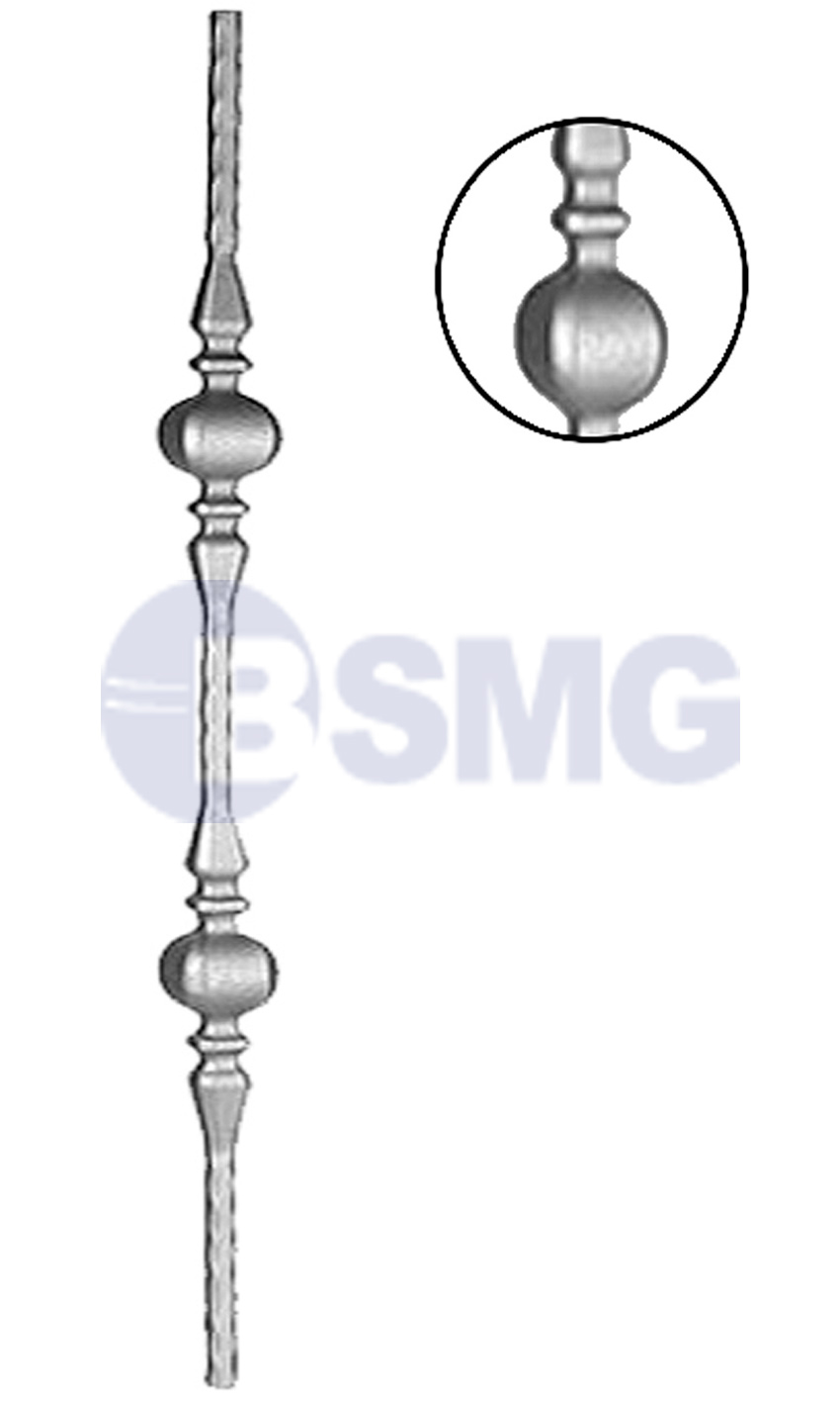 მოაჯირის კონსტრუქცია 12*80სმ   010497