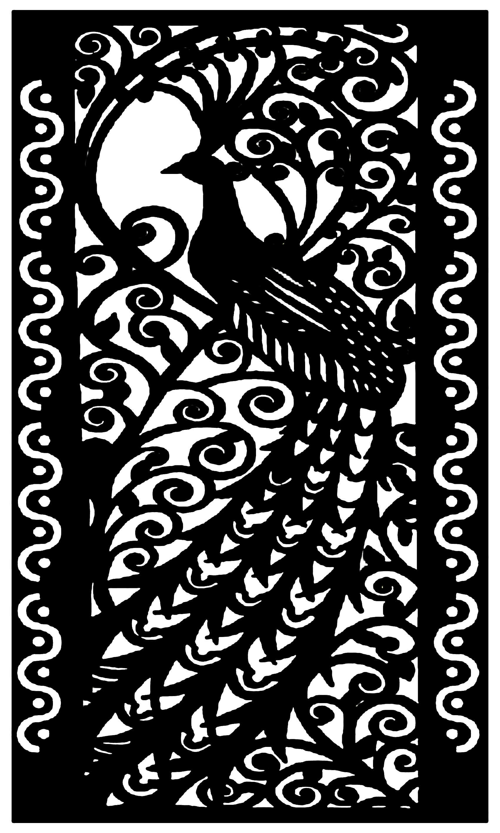 კარის პანელი (ლაზერით დაჭრილი)  014042