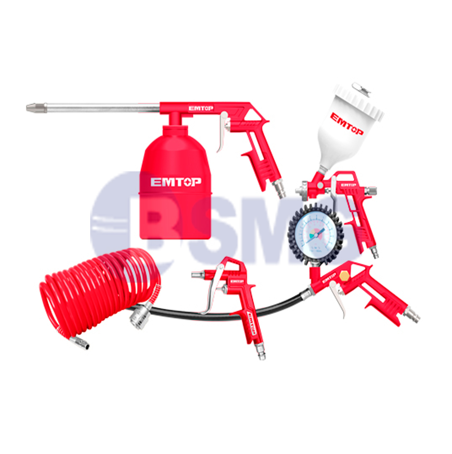 EMTOP პულვერიზატორის ნაკრები 5ც  023348