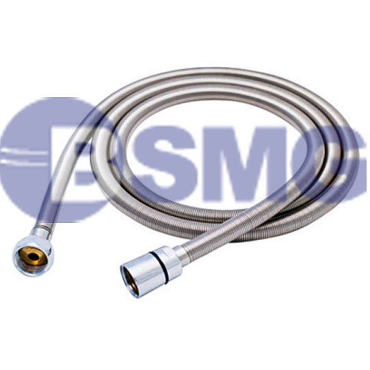 Kettler  -78945 საშხაპე რეზინის მილი ზამბარიანი Stainless Steel,1500/2000mm BP   016866