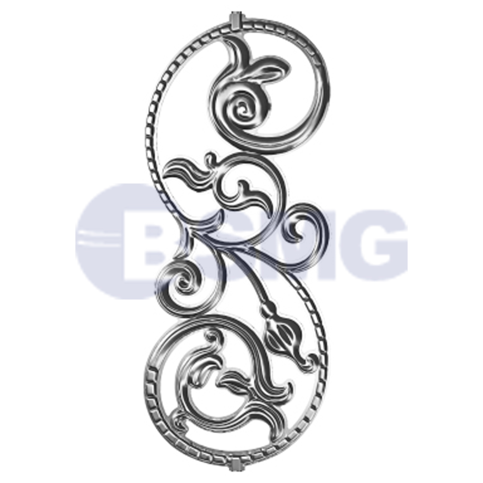 ლითონის  აქსესუარი, ფიგურა   27,9*70 სმ   010585