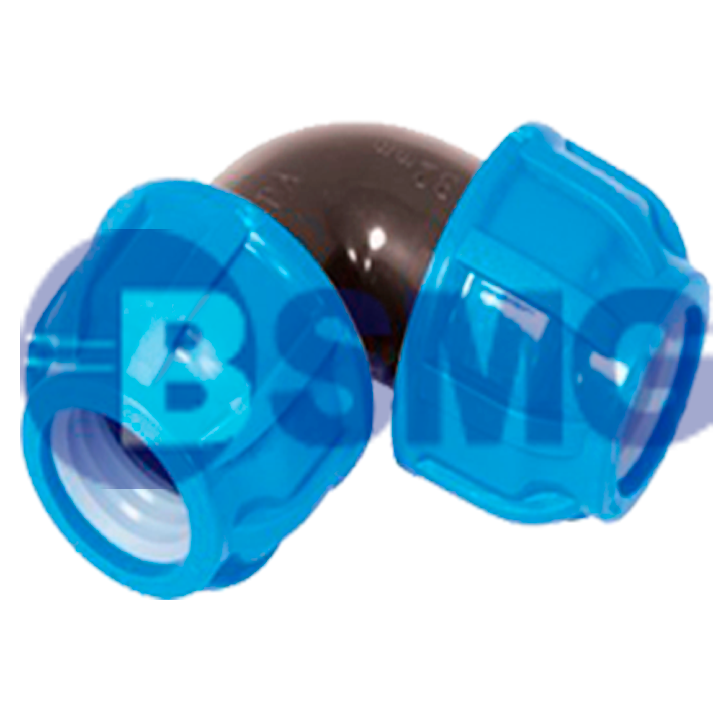 მუხლი მექანიკური შავი მილისათვის Ф25*90%      003312