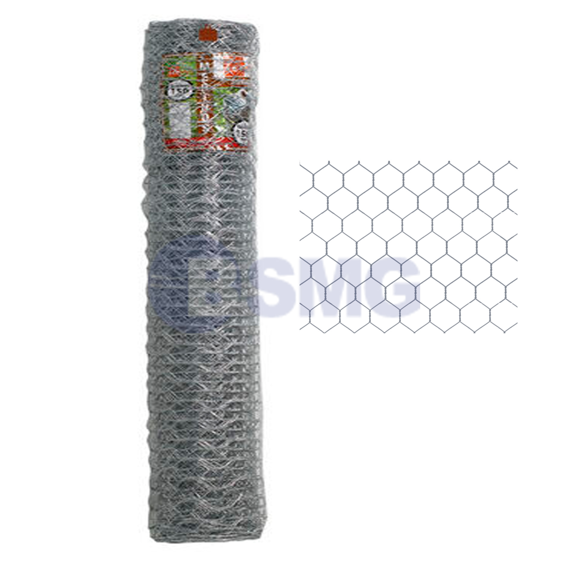 ექვსკუთხა მავთულბადე 1.40მმ 30კვმ 2"/რულონი 30კვ   025887