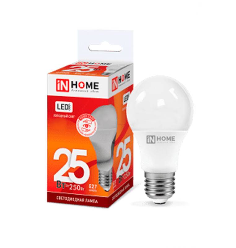 ლედ ა-65-ვც 25ვტ ე27 6500კ 2250ლმ ინჰოუმ   021108