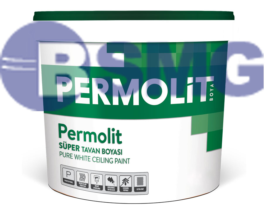 PERMOLIT Pure White Ceiling Paint 31/2 / თეთრი ჭერის საღებავი  (TAVAN) 3.5კგ.   005012
