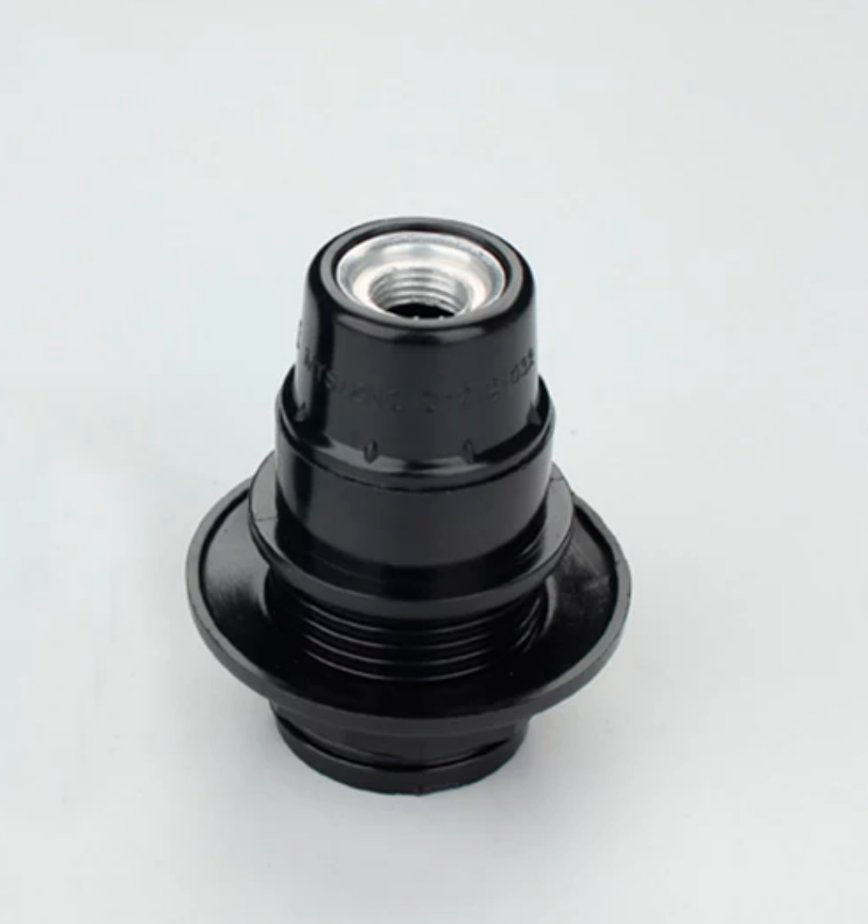 MIRSA 1106607 პლასმასის ვაზნა რეზბით შავი E-14   021516