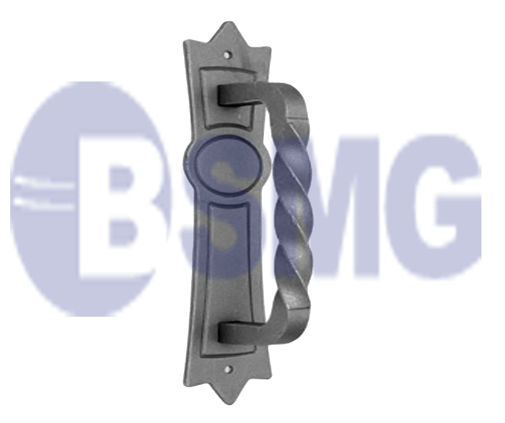 ლითონის კარის სახელურის აქსესუარი    5,2*26 სმ   010447