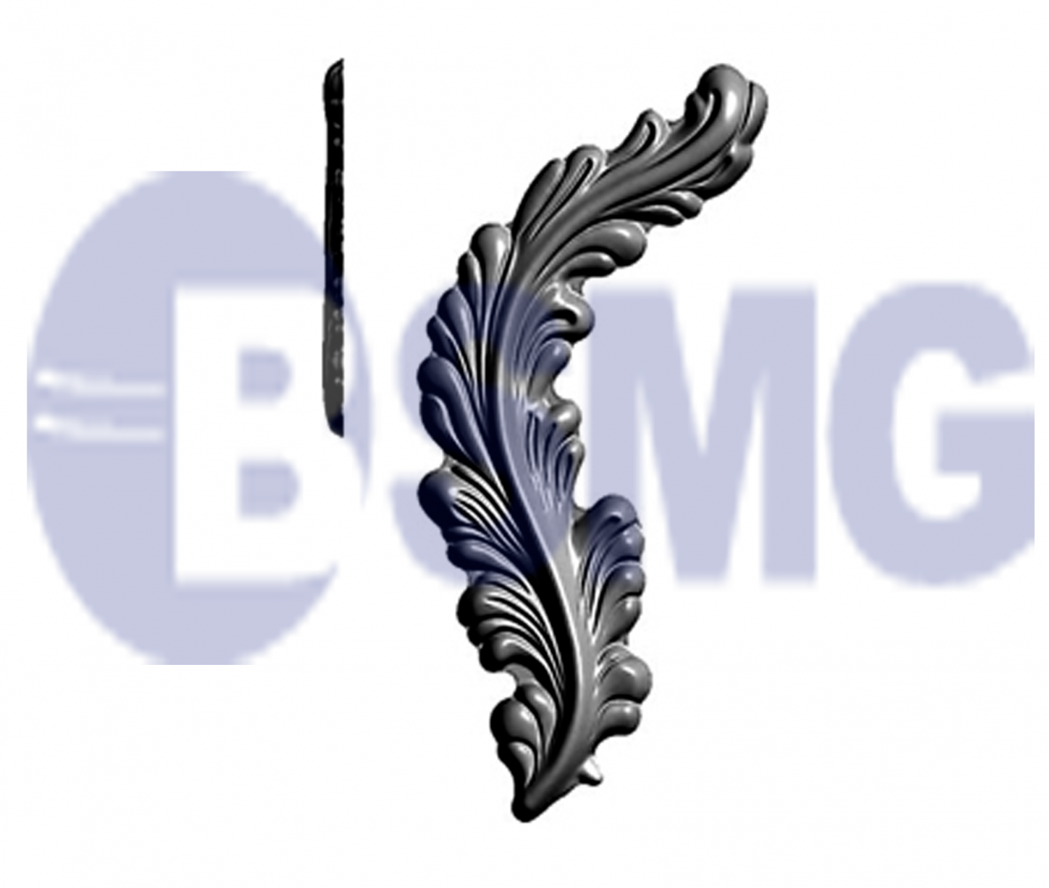 მოაჯირის და კარის აქსესუარი  7,7*19,8სმ    010556