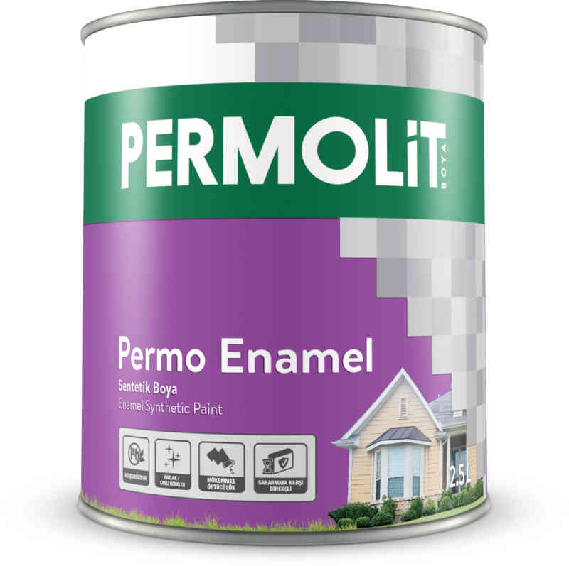 PERMOLIT ENAMEL Synthetic Paint / სინთეთიკური საღებავი 2.5 lt - 15   017842