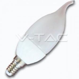 4351 - ნათურა 6W  E14  CANDLE FLAME თბილი თეთრი   008372