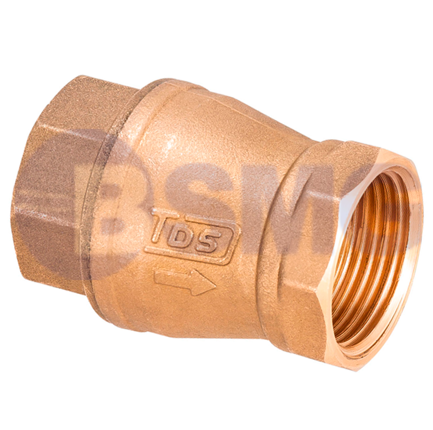 თითბერის უკუსარქველი ზამბარით 1" 1/2   203-5   TDS  013629