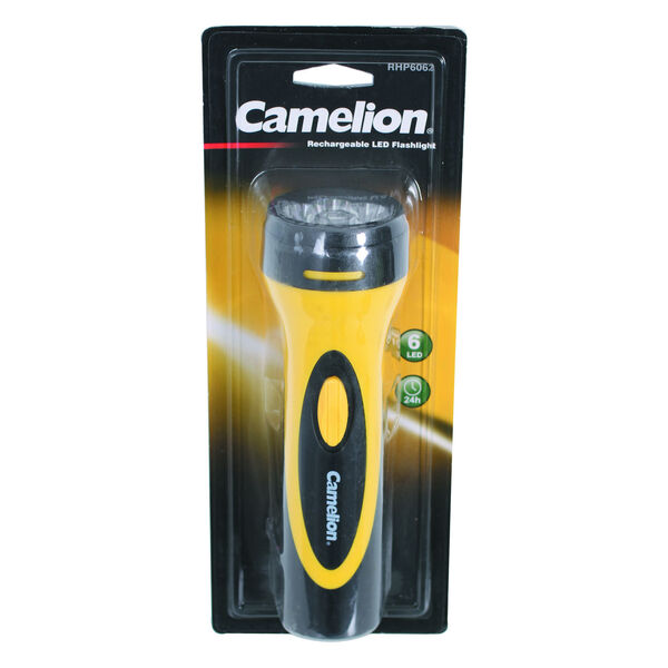 3083 Camelion CooLED RHP-6062 6LED დასატენი ფარანი, RHP-6062BP-TUV   017579