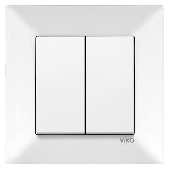 გადამრთველი VIKO MERIDIAN 2-ნი კრემი   004698