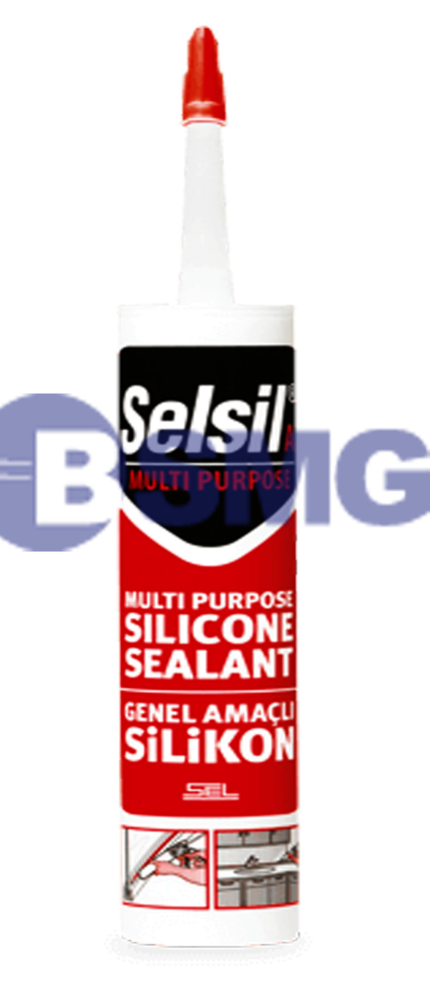 SELSIL SEL52-4773 სილიკონი universal 280ML თეთრი   021049