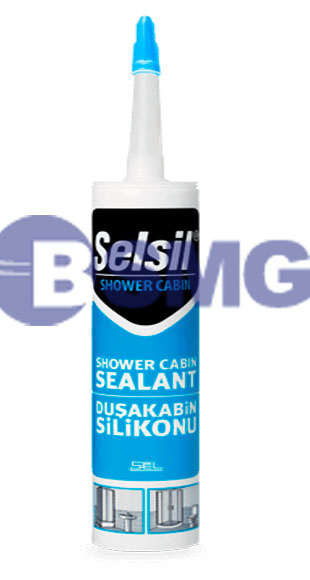 SEL50-4308 სილიკონი selsil shower cabin თეთრი   015005