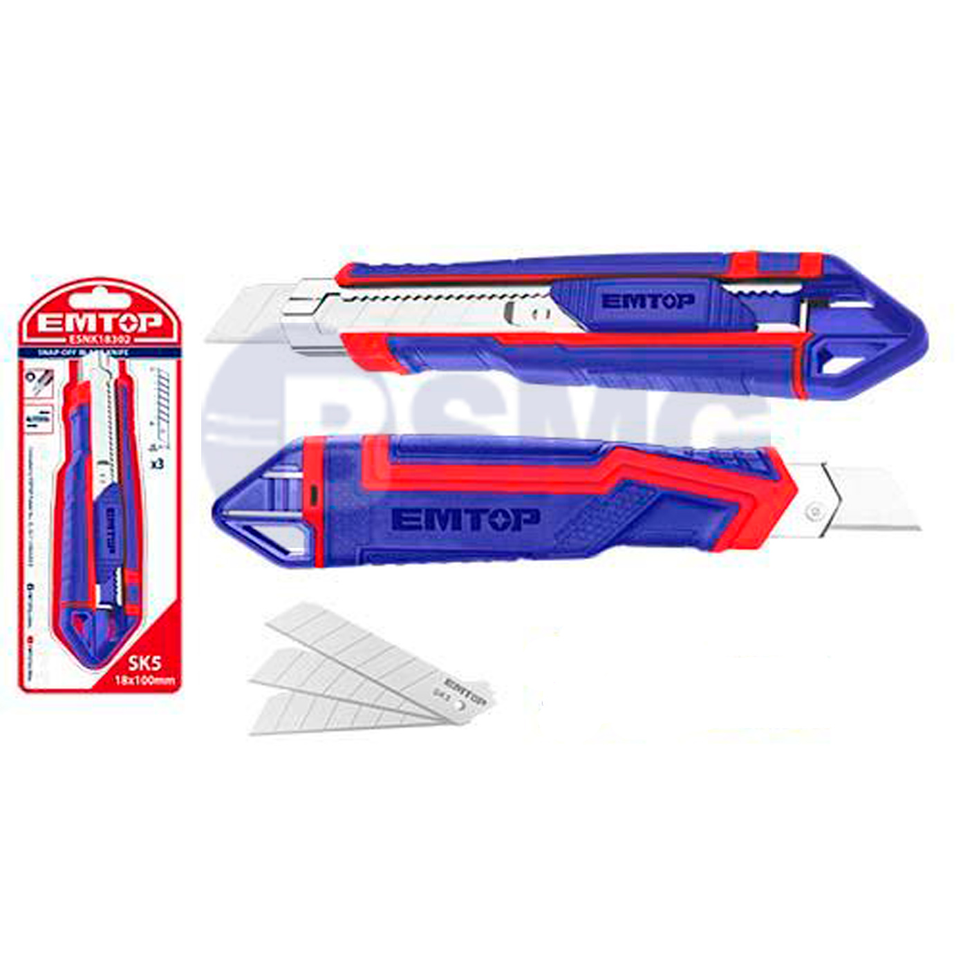 EMTOP საკანცელარიო დანა 18x100მმ 3ც პირი ESNK18302  024770