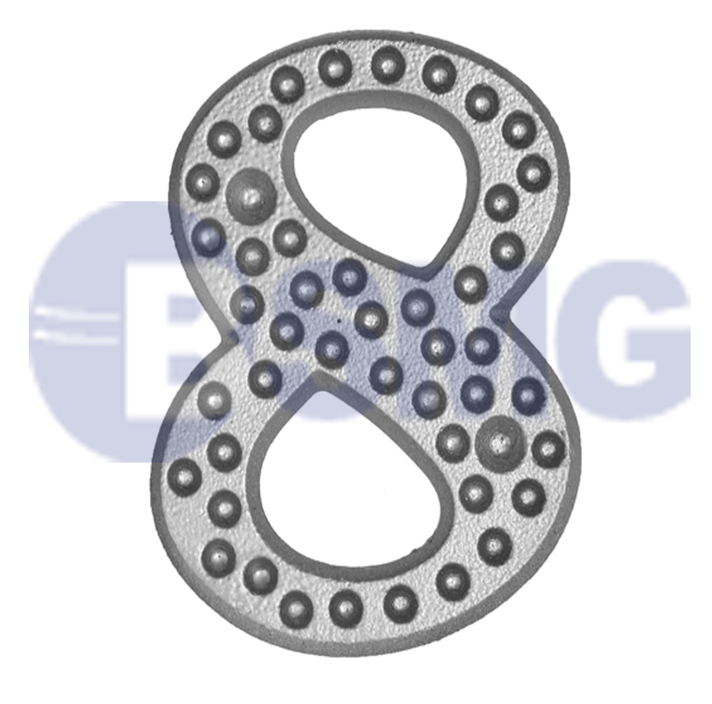 ლითონის  აქსესუარი, ფიგურა   12 სმ   013386