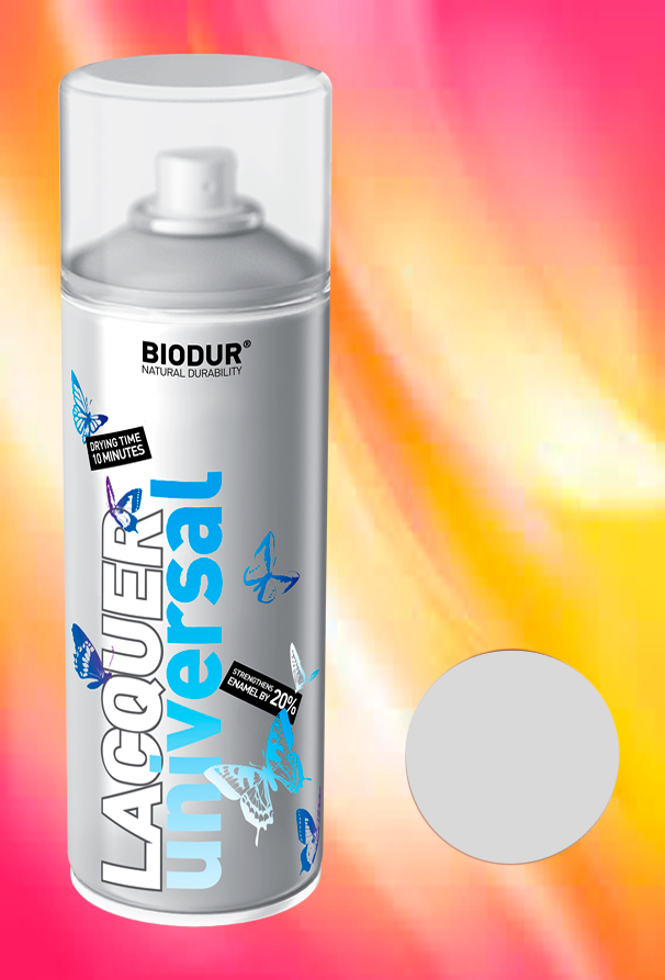 7035 ღია ნაცრისფერი 400 ml უნი. სპრეი BIODUR   013151