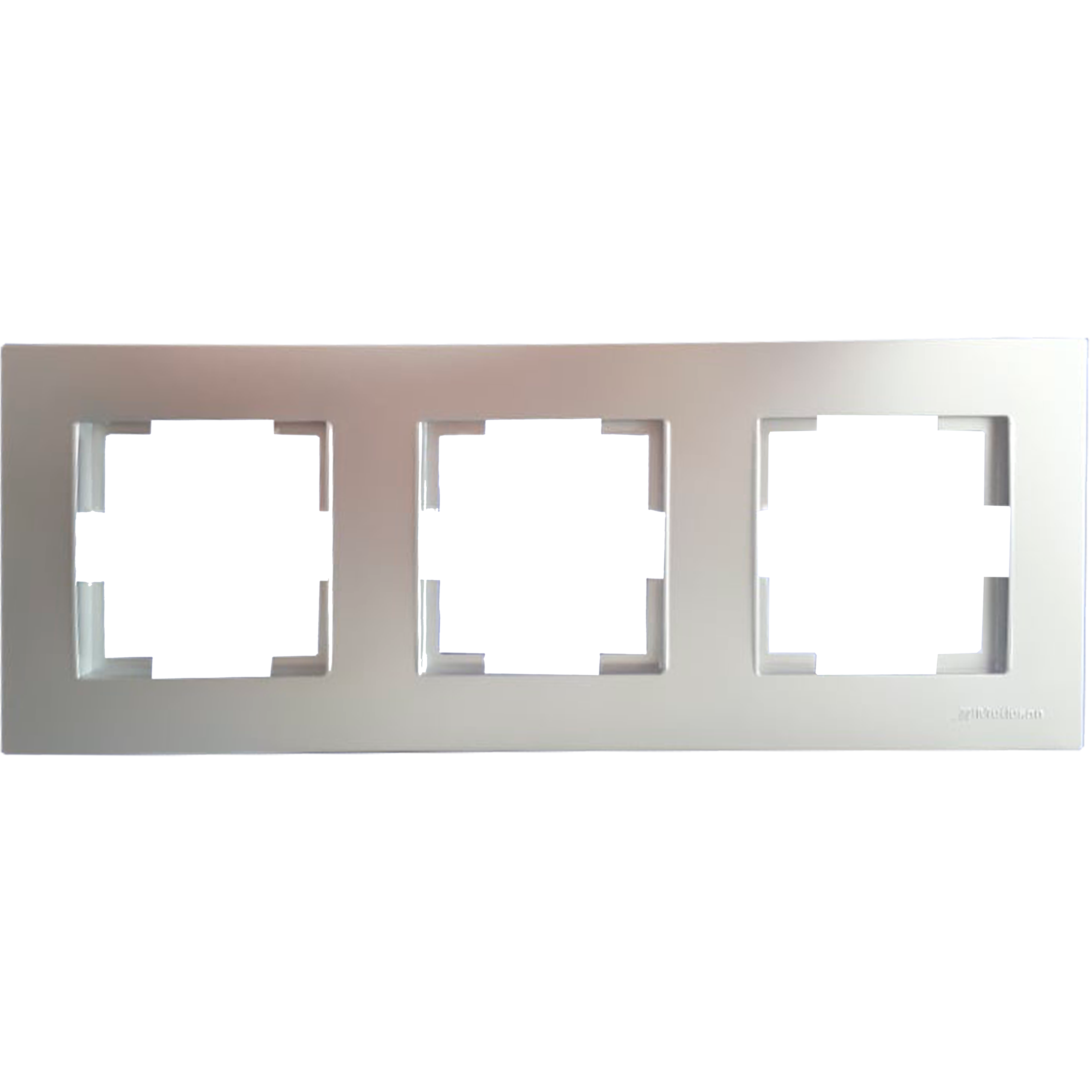 ჩარჩო სამიანი ვერც. RITA 3 G.HORIZANTAL FRAME INOX   008988