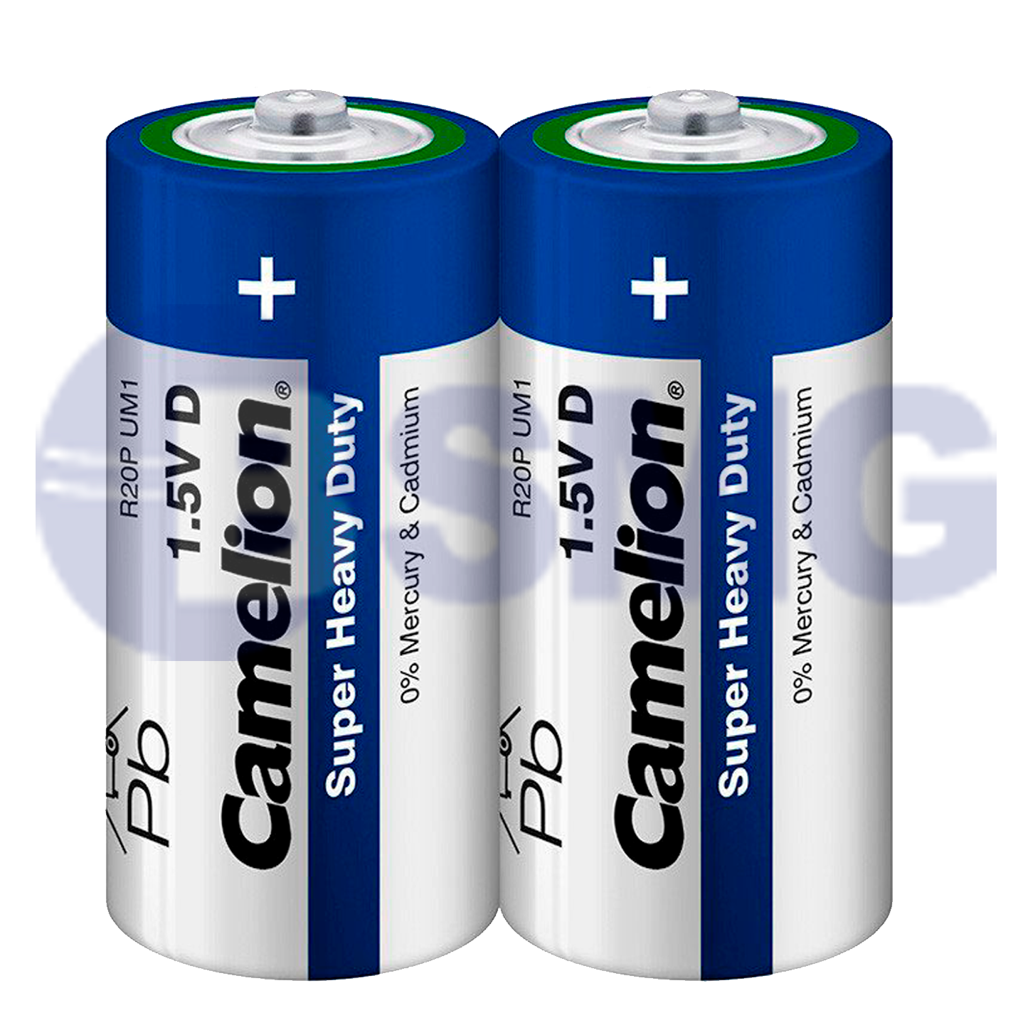 Camelion Super Heavy Duty, ცისფერი, D ზომა, 2ც-შეკვრა (ცელოფანი) (4260033151315)  012679