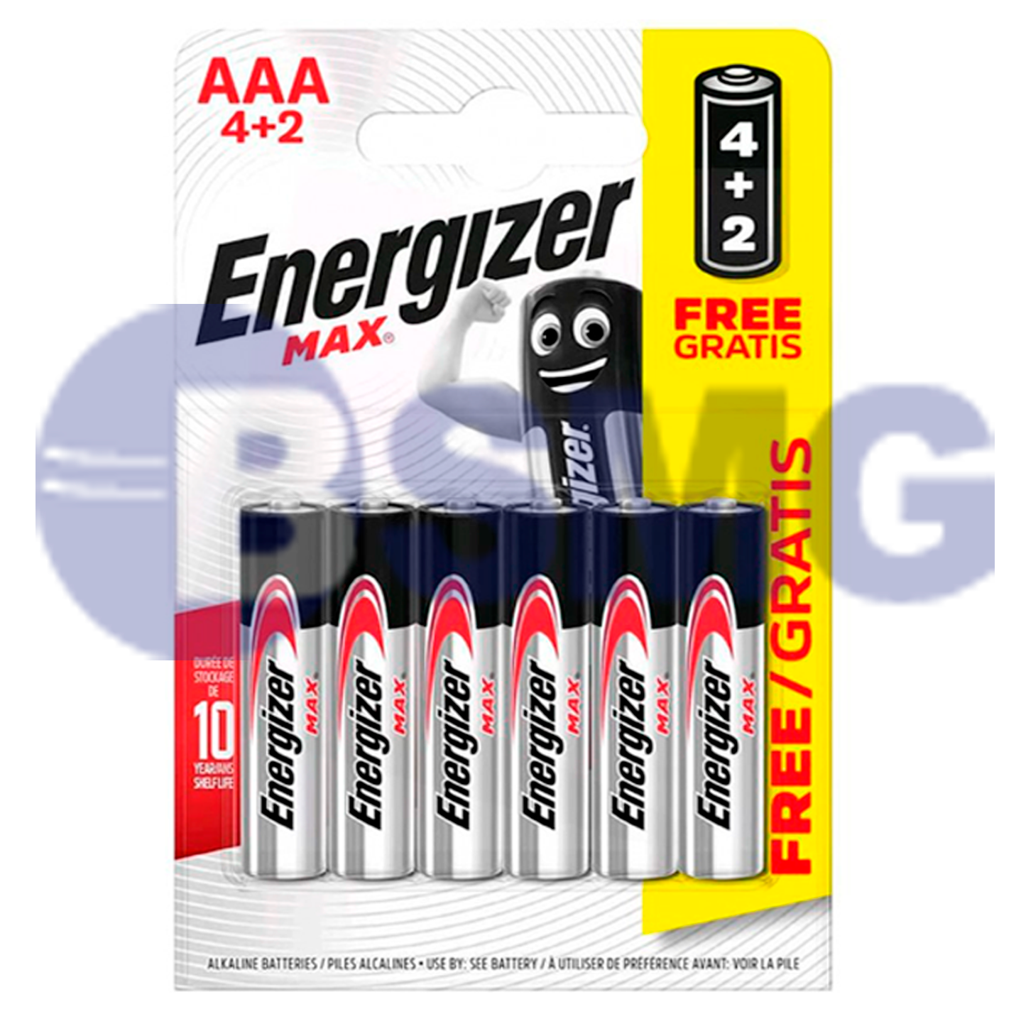 6885 Energizer Max Alk AAA BP6 4+2  017003