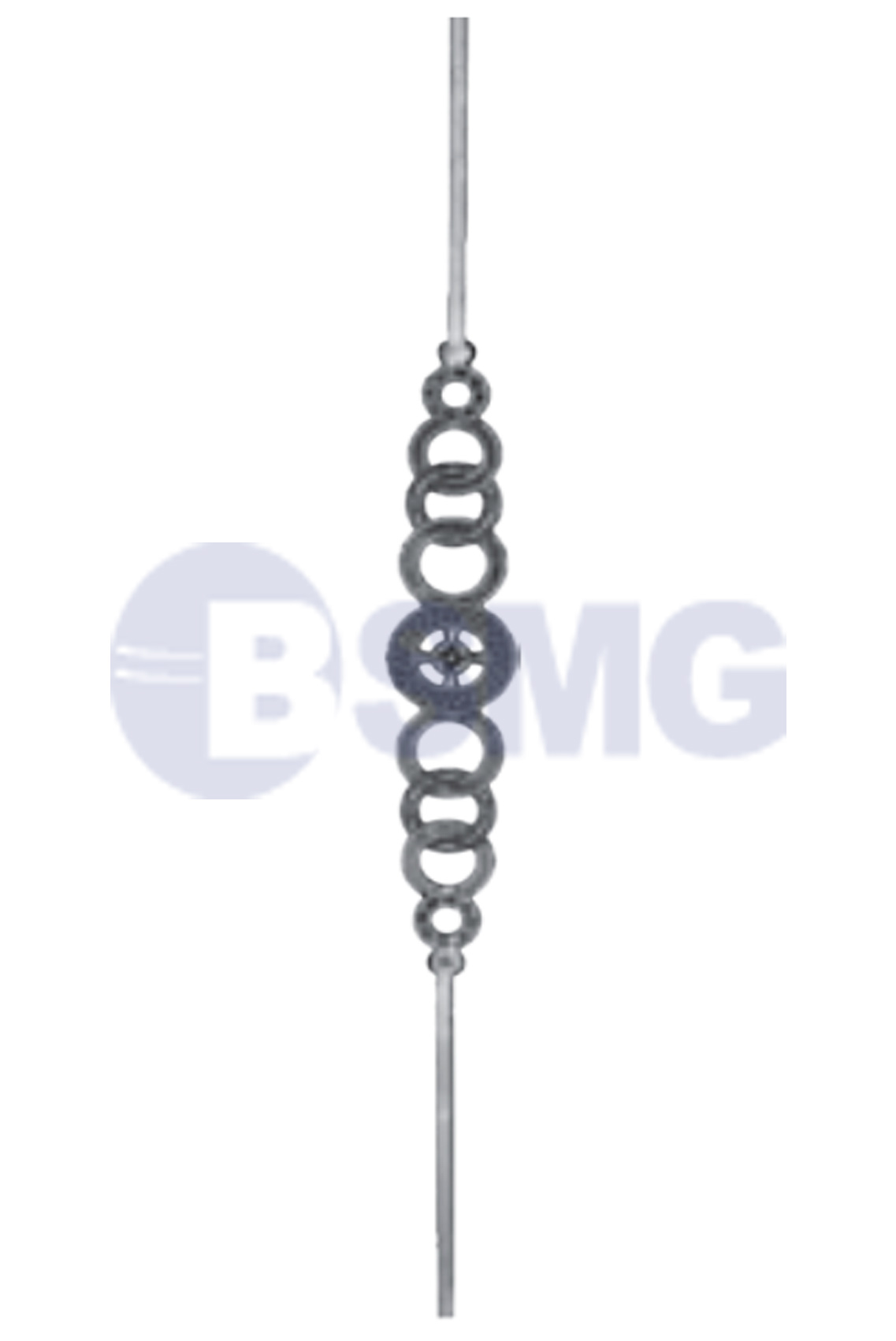 ჭედური კონსტრუქცია 1606    10*90 სმ   024206