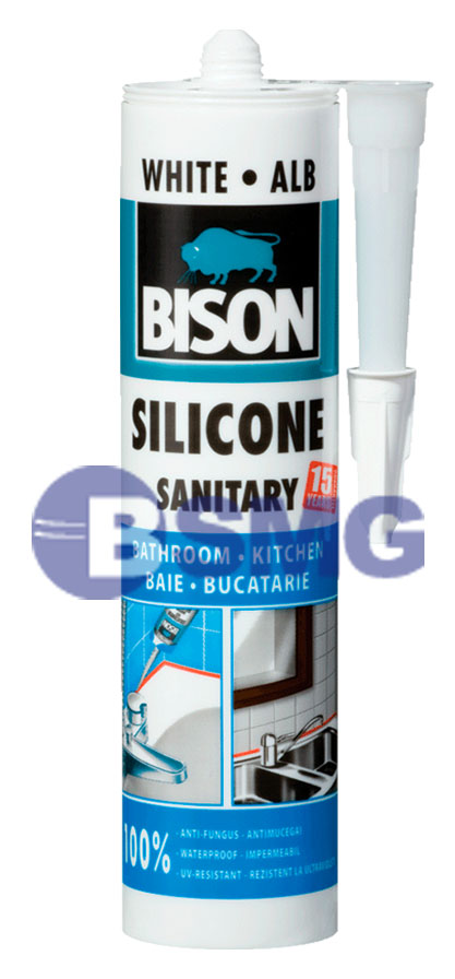 ბიზონის სანიტარული სილიკონი 280 მლ  009951